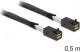 Delock SFF 8643 - SFF 8643, 0.5m, Czarny (83386) 2