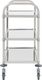 vidaXL Wózek kelnerski 3-półkowy 87x45x83.5 cm stal nierdzewna (50915) 3