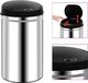 Kosz na śmieci vidaXL bezdotykowy srebrny (322693) 1