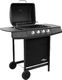 vidaXL 3053622 Grill ogrodowy gazowy 8 kW 48.5 cm x 37.5 cm 1