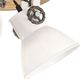 Lampa sufitowa vidaXL Industrialna lampa sufitowa, 25 W, biała, 42x27 cm, E27 3