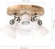 Lampa sufitowa vidaXL Industrialna lampa sufitowa, 25 W, biała, 42x27 cm, E27 6