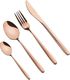 Starke pro Komplet Sztućców dla 6 Osób Różowe Złoto Stal 24el 1