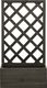 vidaXL Ogrodowa donica z kratką, szara, 50x25x90 cm, drewno jodłowe 1