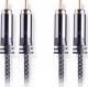 Kabel AQ RCA (Cinch) x2 - RCA (Cinch) x2 1.5m czarny (xpa43015) 1