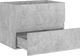 vidaXL Szafka pod umywalkę szarość betonu 60x38.5x45cm płyta 5