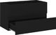 vidaXL Szafka pod umywalkę czarna 80x38.5x45cm płyta wiórowa 4