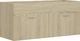 vidaXL Szafka pod umywalkę dąb sonoma 100x38.5x46cm płyta wiórowa 1