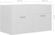vidaXL Szafka pod umywalkę biała wysoki połysk 80x38.5x46cm płyta 7