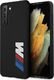 BMW Etui BMW BMHCS21SMSLBLBK S21 G991 czarny/black hardcase Silicone Signature Logo 1