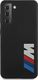 BMW Etui BMW BMHCS21SMSLBLBK S21 G991 czarny/black hardcase Silicone Signature Logo 3