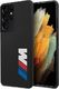 BMW Etui BMW BMHCS21LMSLBLBK S21 Ultra G998 czarny/black hardcase Silicone Signature Logo 1