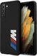 BMW Etui BMW BMHCS21MMSLBLBK S21+ G996 czarny/black hardcase Silicone Signature Logo 1