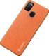 Dux Ducis Yolo eleganckie etui pokrowiec ze skóry Samsung Galaxy M30s pomarańczowy 4