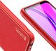 Dux Ducis Dux Ducis Yolo eleganckie etui pokrowiec ze skóry ekologicznej Xiaomi Redmi 9 Czerwony 8