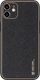 Dux Ducis Dux Ducis Yolo eleganckie etui pokrowiec ze skóry ekologicznej iPhone 12 czarny 2