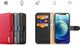 Dux Ducis Dux Ducis Hivo skórzane etui z klapką pokrowiec ze skóry naturalnej portfel na karty i dokumenty iPhone 12 mini czarny 13
