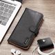 Dux Ducis Dux Ducis Hivo skórzane etui z klapką pokrowiec ze skóry naturalnej portfel na karty i dokumenty iPhone 12 mini czarny 29