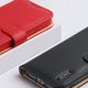 Dux Ducis Dux Ducis Hivo skórzane etui z klapką pokrowiec ze skóry naturalnej portfel na karty i dokumenty iPhone SE 2020 / iPhone 8 / iPhone 7 czerwony 15