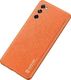 Dux Ducis Dux Ducis Yolo eleganckie etui pokrowiec ze skóry ekologicznej Samsung Galaxy S20 FE 5G pomarańczowy 4