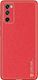 Dux Ducis Dux Ducis Yolo eleganckie etui pokrowiec ze skóry ekologicznej Samsung Galaxy S20 FE 5G czerwony 2