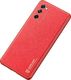 Dux Ducis Dux Ducis Yolo eleganckie etui pokrowiec ze skóry ekologicznej Samsung Galaxy S20 FE 5G czerwony 4