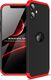 GKK GKK 360 Protection Case etui na całą obudowę przód + tył iPhone 12 mini czarno-czerwony 1