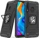 Wozinsky Wozinsky Ring Armor pancerne hybrydowe etui pokrowiec + magnetyczny uchwyt Huawei P30 Lite czarny 1