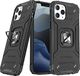 Wozinsky Wozinsky Ring Armor pancerne hybrydowe etui pokrowiec + magnetyczny uchwyt iPhone 12 Pro Max czarny 1