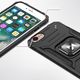 Wozinsky Wozinsky Ring Armor pancerne hybrydowe etui pokrowiec + magnetyczny uchwyt iPhone SE 2020 / iPhone 8 / iPhone 7 czarny 7