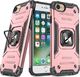 Wozinsky Wozinsky Ring Armor pancerne hybrydowe etui pokrowiec + magnetyczny uchwyt iPhone SE 2020 / iPhone 8 / iPhone 7 różowy 1