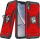 Wozinsky Wozinsky Ring Armor pancerne hybrydowe etui pokrowiec + magnetyczny uchwyt iPhone XR czerwony 1