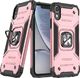 Wozinsky Wozinsky Ring Armor pancerne hybrydowe etui pokrowiec + magnetyczny uchwyt iPhone XR różowy 1
