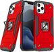 Wozinsky Wozinsky Ring Armor pancerne hybrydowe etui pokrowiec + magnetyczny uchwyt iPhone 12 Pro / iPhone 12 czerwony 1