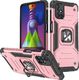 Wozinsky Wozinsky Ring Armor pancerne hybrydowe etui pokrowiec + magnetyczny uchwyt Samsung Galaxy M51 różowy 1