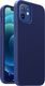 Ugreen Ugreen Protective Silicone Case gumowe elastyczne silikonowe etui pokrowiec iPhone 12 Pro / iPhone 12 granatowy 1