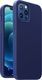 Ugreen Ugreen Protective Silicone Case gumowe elastyczne silikonowe etui pokrowiec iPhone 12 Pro Max granatowy 1