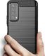 Hurtel Carbon Case elastyczne etui pokrowiec Huawei P Smart 2021 czarny 3