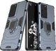Hurtel Ring Armor pancerne hybrydowe etui pokrowiec + magnetyczny uchwyt Samsung Galaxy S21 Ultra 5G niebieski 2
