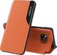 Hurtel Eco Leather View Case elegancki futerał etui z klapką i funkcją podstawki Xiaomi Poco X3 NFC pomarańczowy 1
