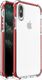 Hurtel Spring Armor żelowy elastyczny pancerny pokrowiec z kolorową ramką do iPhone XS / iPhone X czerwony 1