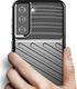 Hurtel Thunder Case elastyczne pancerne etui pokrowiec Samsung Galaxy S21 5G czarny 2