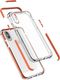 Hurtel Spring Armor żelowy elastyczny pancerny pokrowiec z kolorową ramką do iPhone SE 2020 / iPhone 8 / iPhone 7 czerwony 2