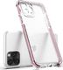 Hurtel Spring Armor żelowy elastyczny pancerny pokrowiec z kolorową ramką do iPhone 11 Pro różowy 4