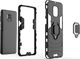 Hurtel Ring Armor pancerne hybrydowe etui pokrowiec + magnetyczny uchwyt Xiaomi Redmi Note 9 Pro / Redmi Note 9S czarny 4