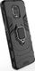Hurtel Ring Armor pancerne hybrydowe etui pokrowiec + magnetyczny uchwyt Xiaomi Redmi Note 9 Pro / Redmi Note 9S czarny 6
