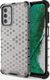 Hurtel Honeycomb etui pancerny pokrowiec z żelową ramką Samsung Galaxy A32 5G przezroczysty 1