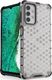 Hurtel Honeycomb etui pancerny pokrowiec z żelową ramką Samsung Galaxy A32 5G przezroczysty 4