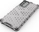 Hurtel Honeycomb etui pancerny pokrowiec z żelową ramką Samsung Galaxy A32 5G przezroczysty 5