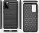 Hurtel Carbon Case elastyczne etui pokrowiec Samsung Galaxy S20 FE 5G czarny 3